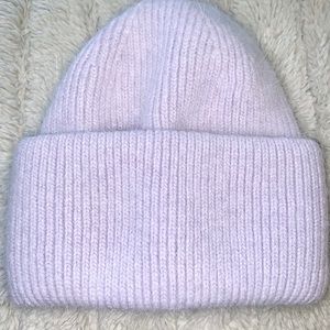 Rabbit Fur like Beanie Hat